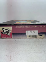 New Men’s Brown Texas Brand Cowboy Boots. 7244 6.5 6 1/2 D. 1-33