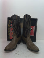 New Men’s Brown Texas Brand Cowboy Boots. 5041 10.5 10 1/2 D. 8-35