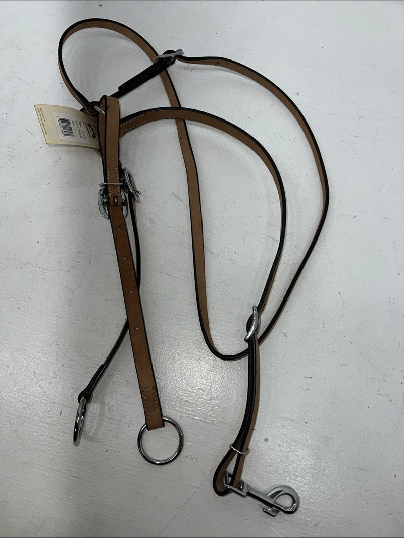 New Royal King Light Oil Brown Leather Running Martingale #53-4275 BB-46