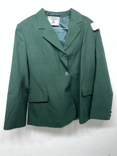 New Women’s Comfort Riders Green Hunt Meister Riding Coat 14R CC-603
