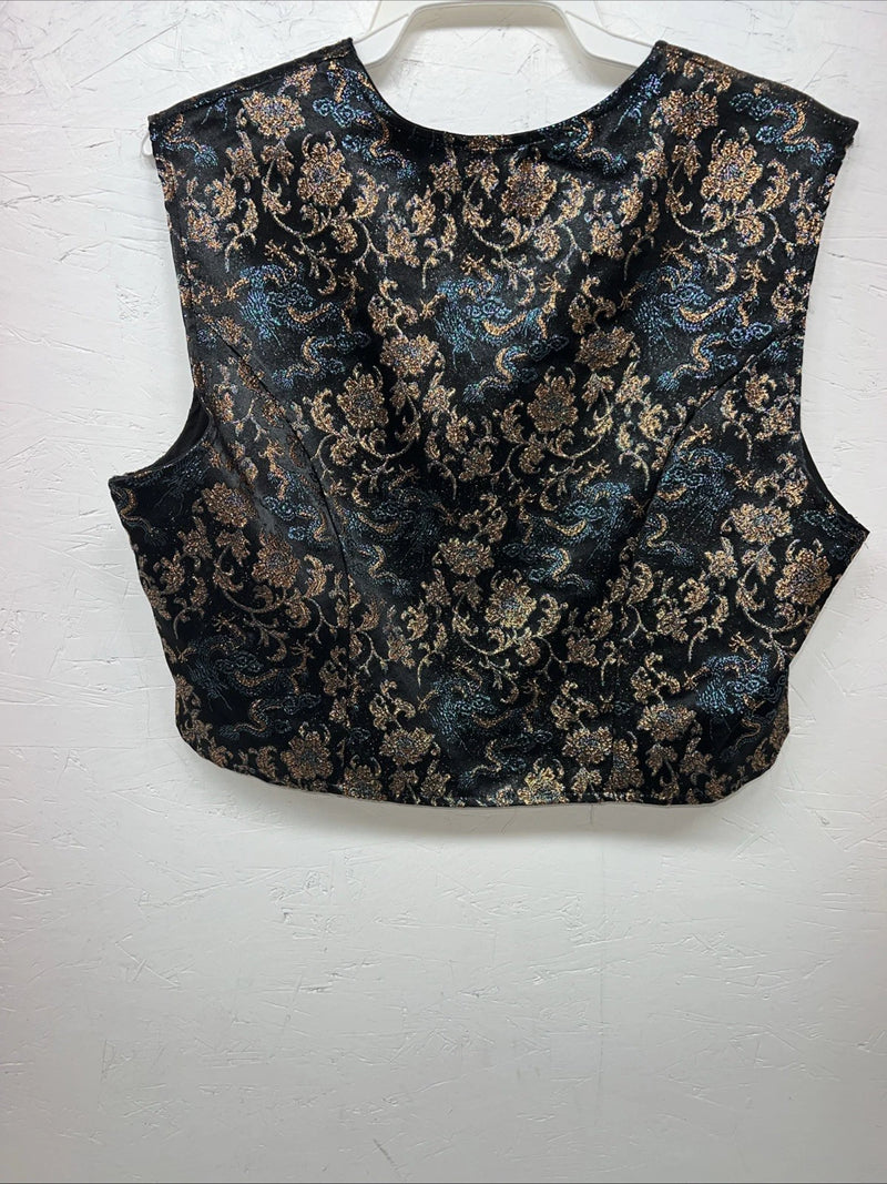 New Women’s 1849 Authentic Ranchwear Multicolor Show Vest XXL #2949 WW-39