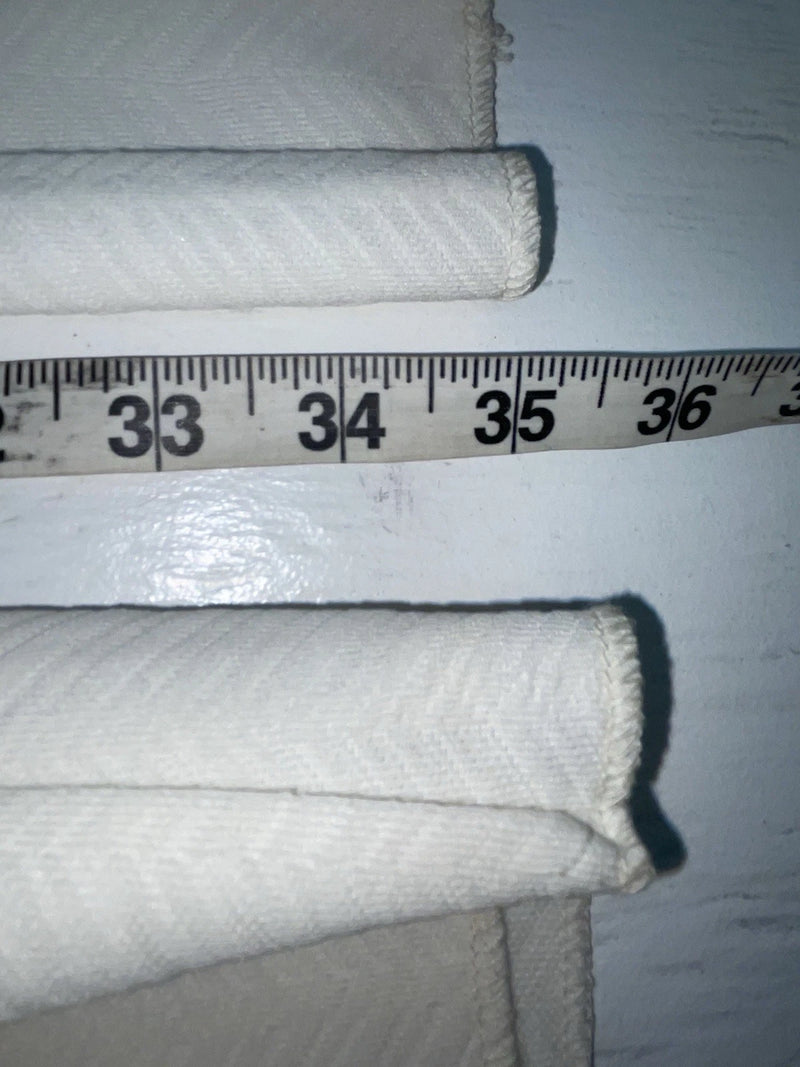 New Vintage White Panhandle Slim Polyester Pants #1534 3A-62
