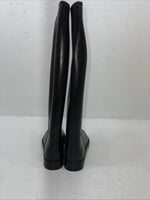 New Women’s Black Cadett Rubber English Riding Boots. 790191 7 W. 12-29