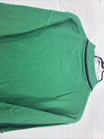 New Men’s Wrangler Green Black Short Sleeve Polo Shirt XL T-22