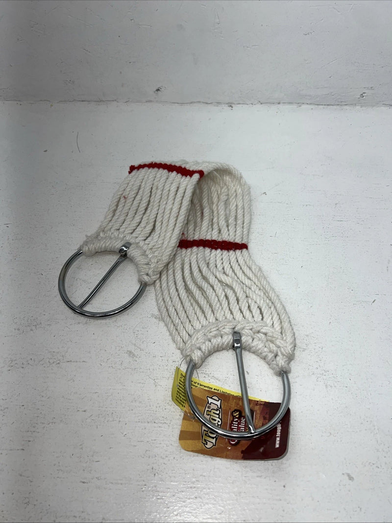 New Tough 1 White Red Mohair 24” Cinch #59-1212 BB-1