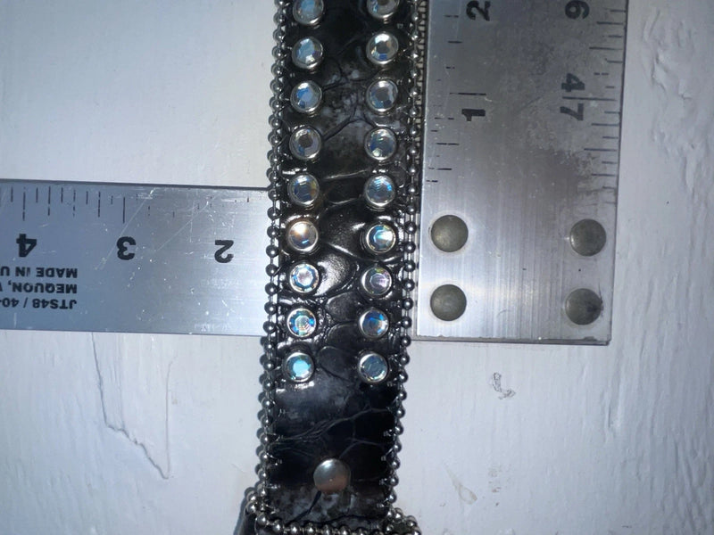 New Black Genuine Leather Nocona Bling XL Belt #N3424601 NN-122 