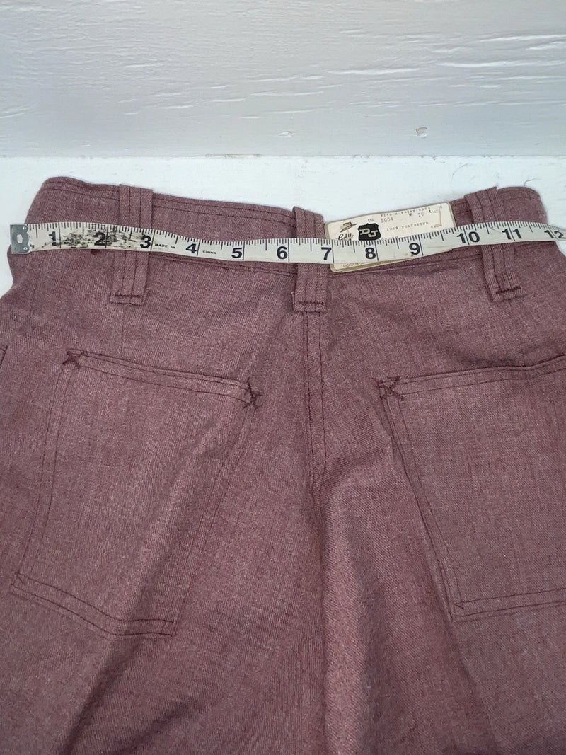 New Vintage Purple Dickson Jenkins Polyester Pants #5004 SS-65 