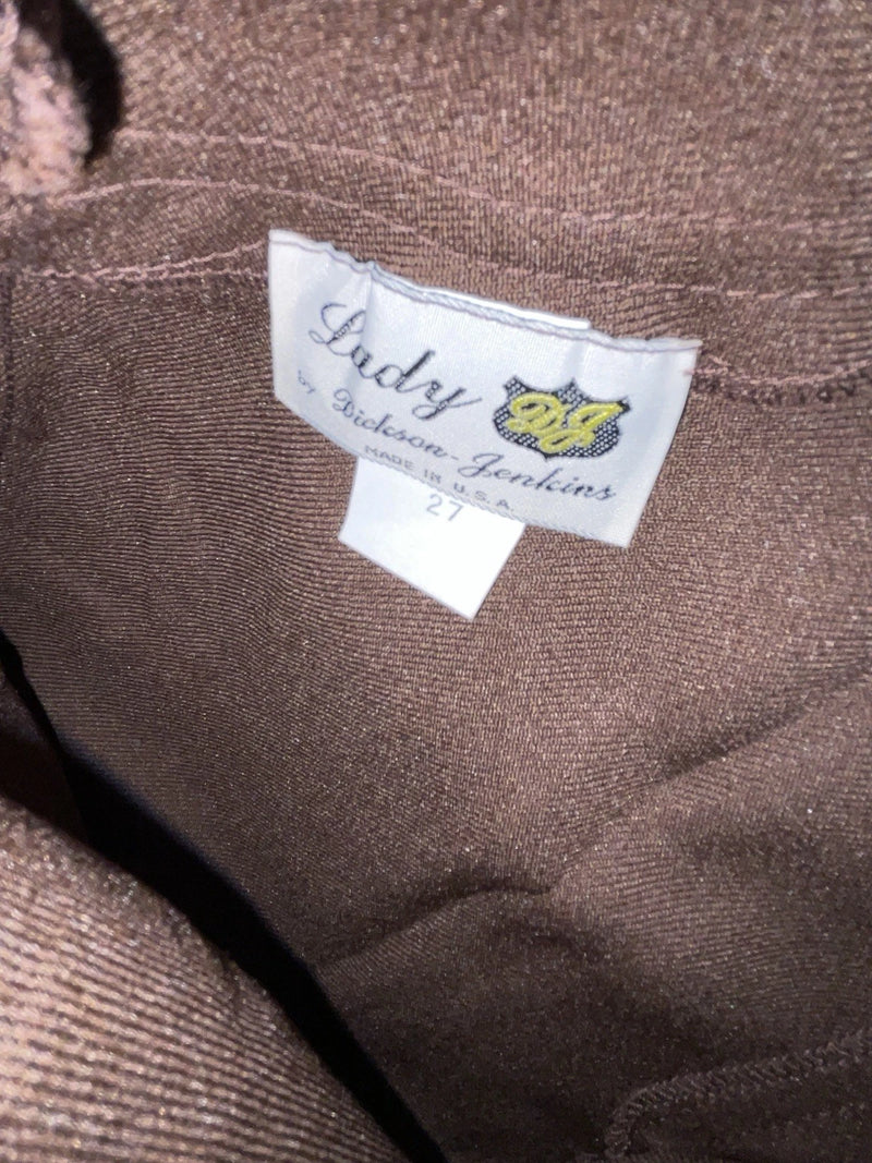 New Vintage Brown Dickson Jenkins Polyester Pants #5518 ZZ-49