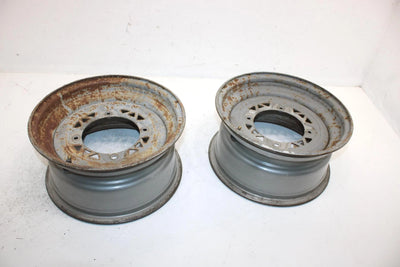 2001 Polaris Magnum 325 Oem Front Wheel Rim Pair 1523448-067 AP98
