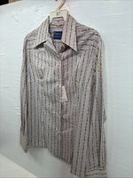 New Kids Panhandle Multicolor Design Long Sleeve Button Up Size 16 CC-99