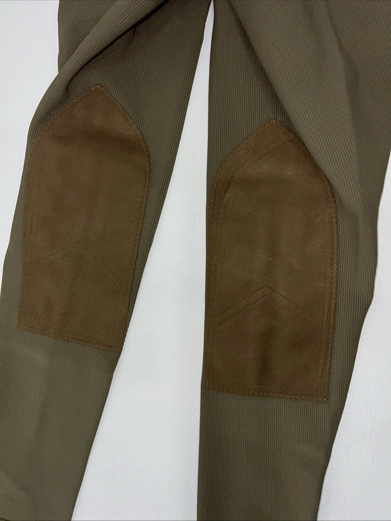 New Women’s Brown Tuff rider English Breeches. 26 R D-53