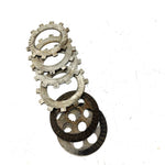 02-03 Kawasaki Prairie 650 KVF650A 4x4 OEM Rear Brake Disc Set 41080-1483 AK37