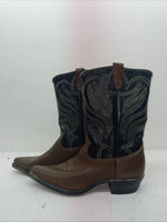 New Men’s Brown Rodeo Cowboy Boots. 8040 10.5 10 1/2 D. 6-60