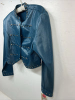 New Women’s Turquoise 1849 Authentic Ranchwear Show Jacket Large #2734 UU-18
