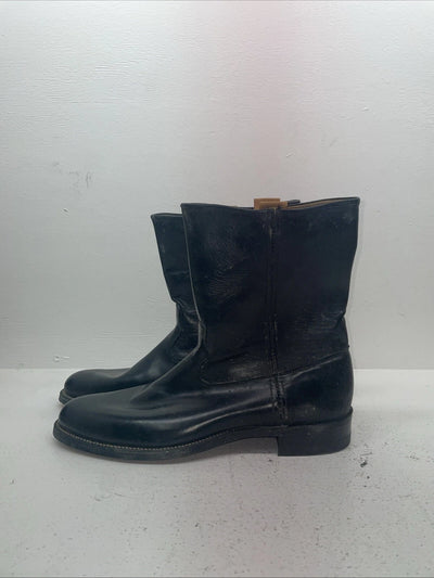 New Women’s Black Justin Cowboy Boots. 3700 13 A A. 15-63