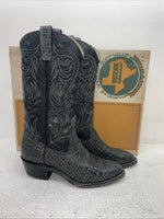 New Men’s Black Texas Brand Cowboy Boots. 6035 8.5 8 1/2 D. 3-92