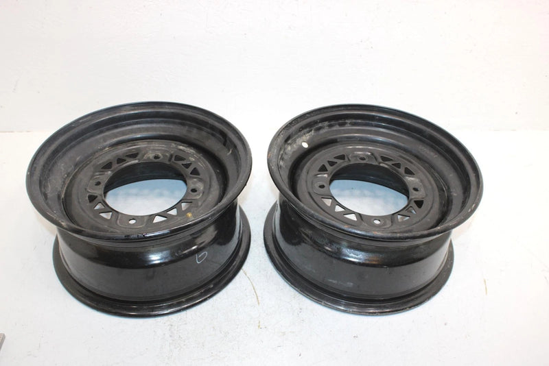 2005 Polaris Sportsman 500 Ho Oem 12x6 Front Wheel Rim Pair 1520269-067 AP176