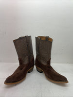 New Men’s Brown Acme Cowboy Boots. 7522 10 D. 6-44