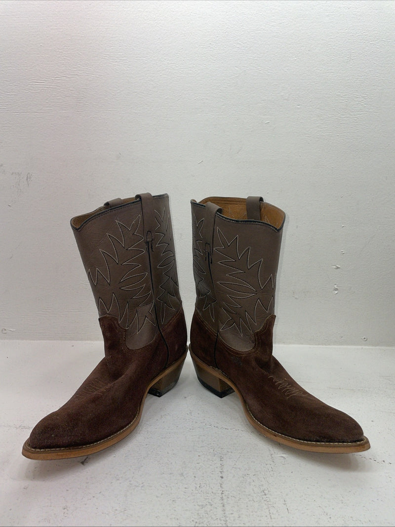 New Men’s Brown Acme Cowboy Boots. 7522 10 D. 6-44