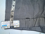 New Vintage Black And White Checkered Handler Polyester Pants #1179 SS-96