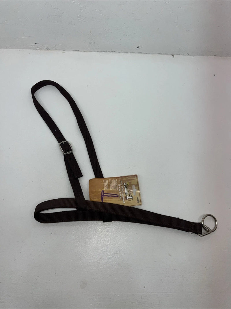 New Tough 1 Brown Nylon Web Noseband Tie down #53-9043 3C-10