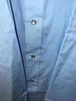 New Men’s Blue Champion Westerns Long Sleeve Pearl Snap Shirt. 15x33 M S-6