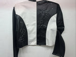 New Women’s 1849 Authentic Ranchwear Black White Short Show Jacket XL WW-35