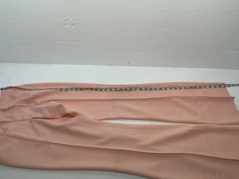 New Vintage Pink Checkered Dickson Jenkins Polyester Pants #501 SS-63