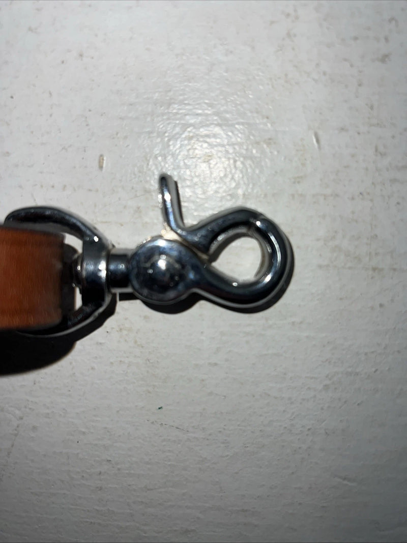 New Light Oil Brown Genuine Leather Breast Collar Y-26