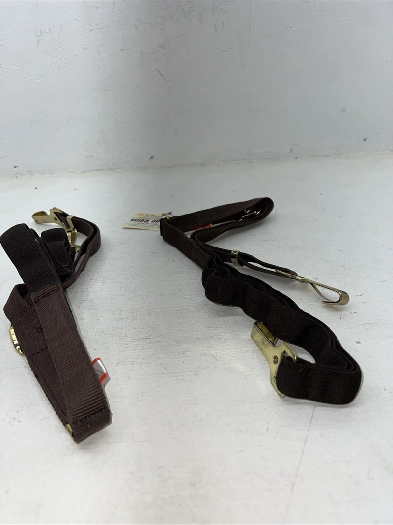 New Professionals Choice Brown Nylon Side Reins #52-1121 HH-15