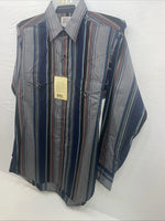 New Men’s ELY Cattleman Multiple Color Long Sleeve Pearl 15.5 X 34 Medium B-102