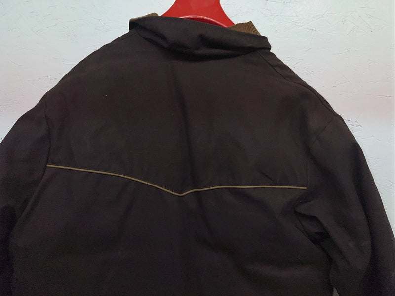 New Men’s Comfy Brown Nylon Winter Jacket XL #05324-501 3C-53