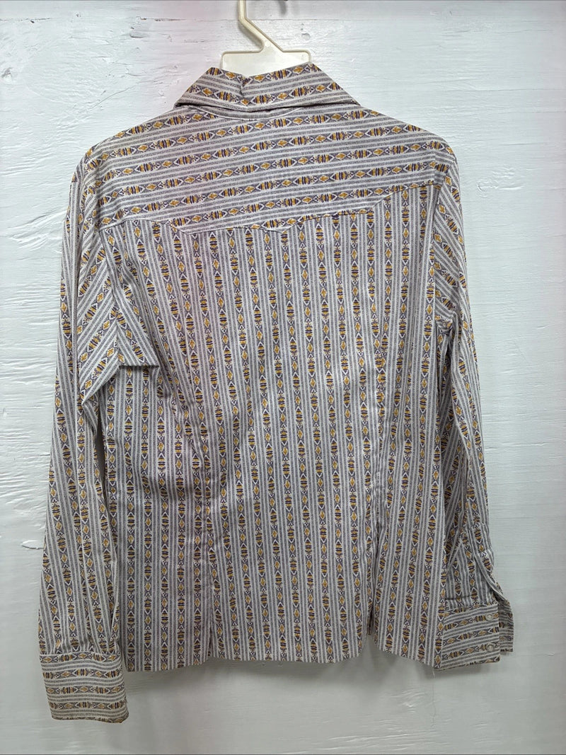 New Kids Panhandle Multicolor Design Long Sleeve Button Up Size 16 CC-99