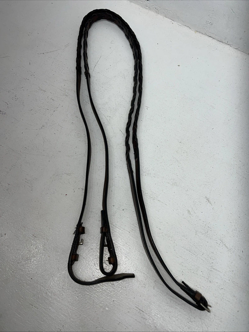 New Silver Fox Brown Full English Caveson Bridle #20-1419-0-0 BB-17