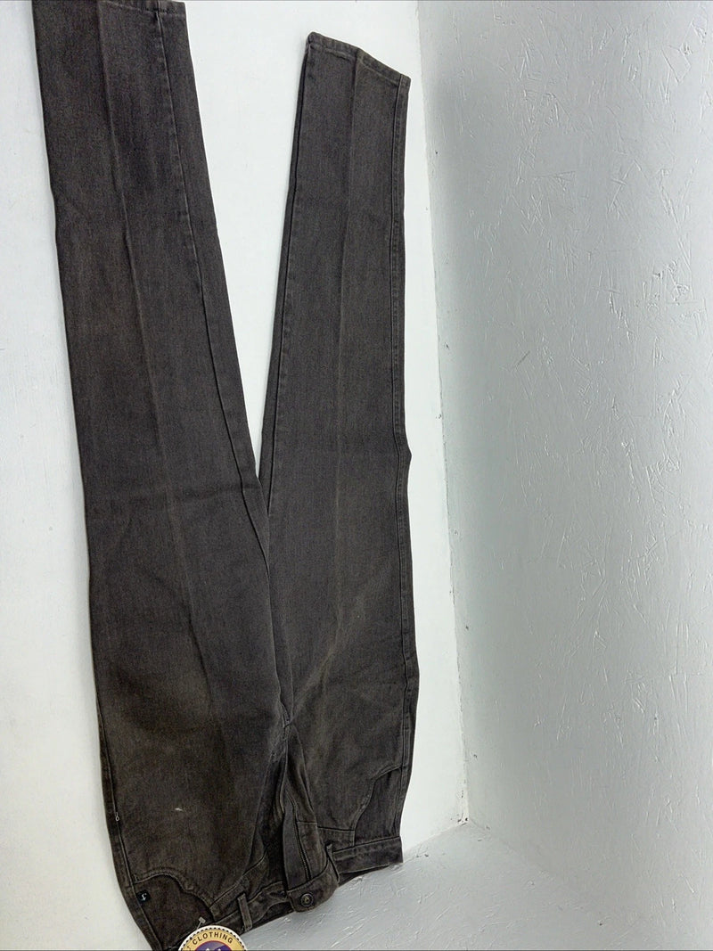 New Women’s Grey Cross J Denim Jean No Back Pockets. 15/16x34 K-15