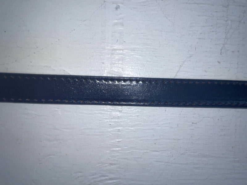 New Blue Genuine Leather 34” Belt NN-105