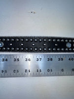New Black Genuine Leather Blazin Roxx Silver Bling Cross M Belt #N3510401 Z-76