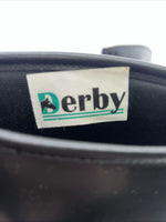 New Women’s Black Derby English Boots.  37 6 M. 12-1
