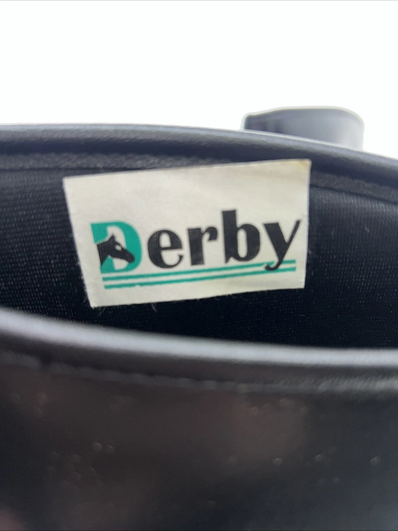 New Women’s Black Derby English Boots.  37 6 M. 12-1