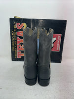 New Men’s Gray Texas Brand Cowboy Boots. 8802 8.5 8 1/2 D. 3-105