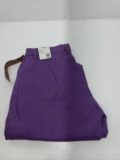 New Women’s Purple Wrangler Silverlake Relaxed Fit Denim Jeans. 9/10x36 P-7