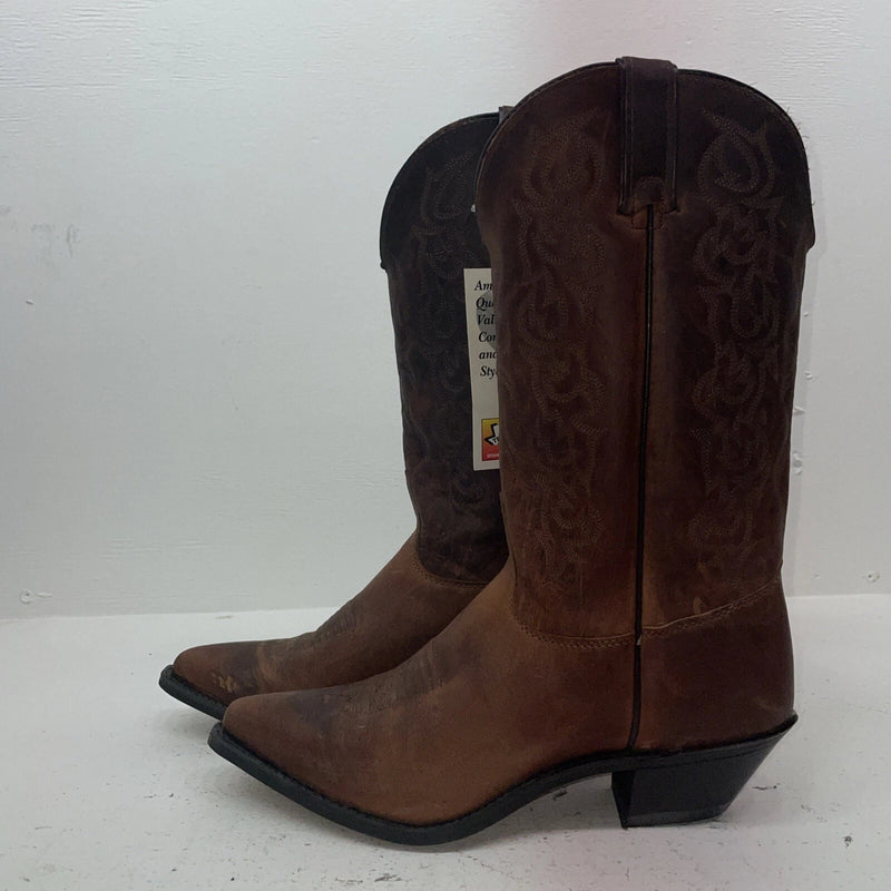 New Women’s Brown Texas Brand Cowboy Boots. 4909 9.5 9 1/2 M. 15-160