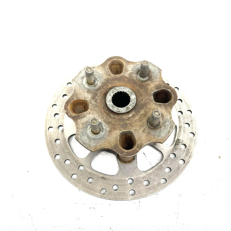 2002 Suzuki Quadrunner 500 4x4 OEM Front Wheel Hub W/Rotor 54110-09F11 AS37