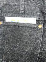 New Women’s Black Wrangler Pro Rodeo Cowboy Cut Denim Jeans. 12/34 C-25