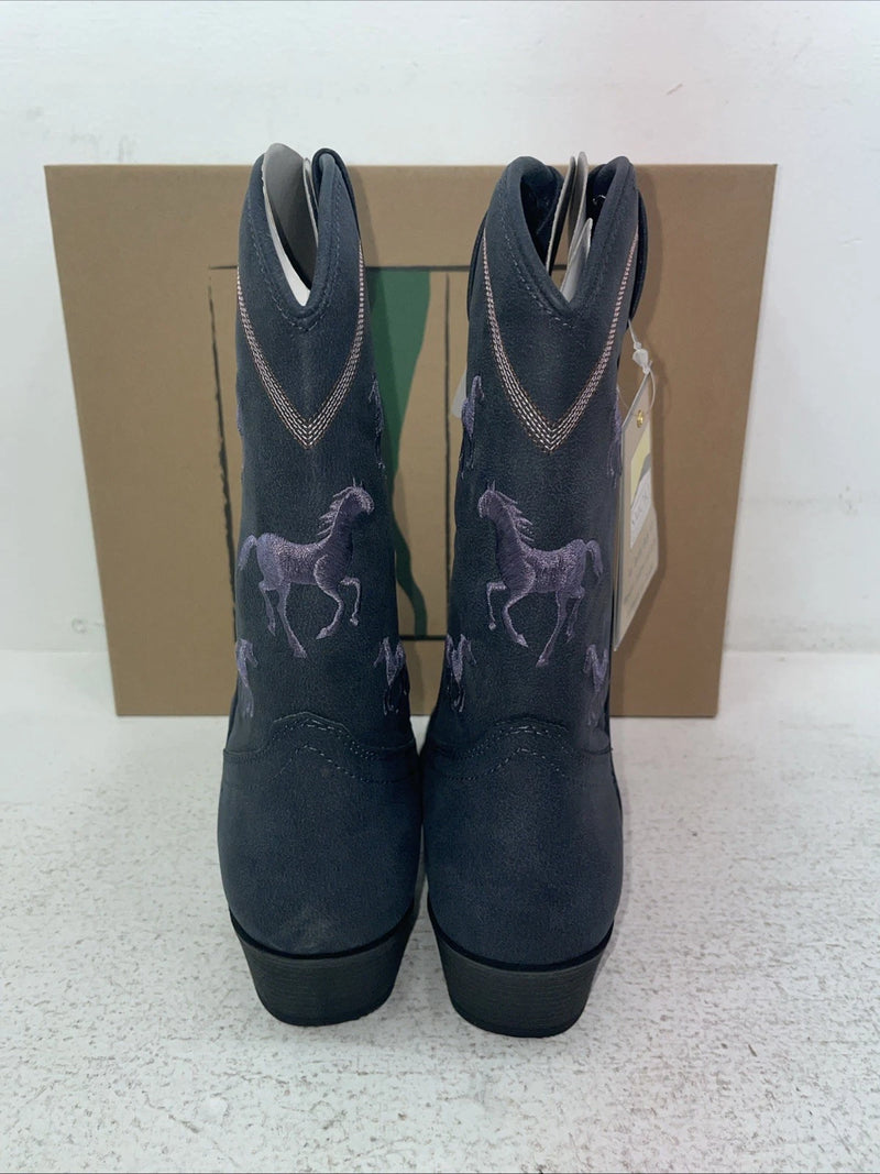 New Women’s Navy Smoky Mountain Cowboy Boots. 3878 Y 5. 2-84