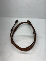 New Leather Trainer Dark Oil Browband Headstall Silver Buckles S-60