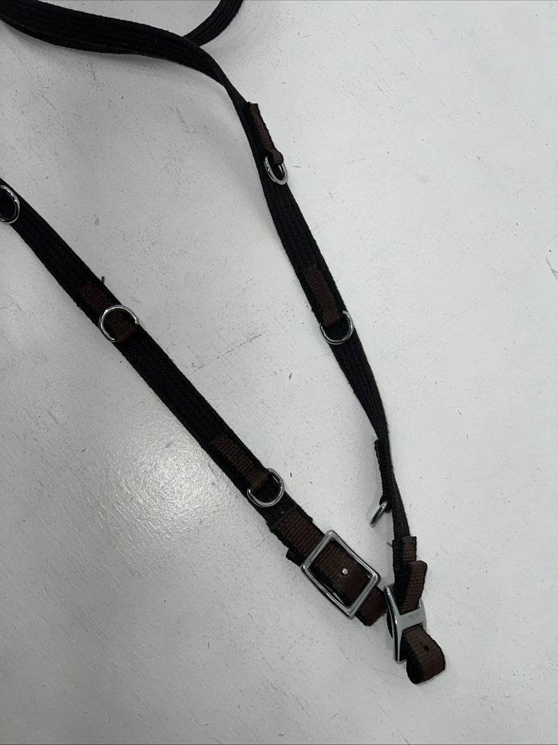 New Grey Nylon German Martingale 2” Y-16