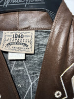 New Women’s 1849 Authentic Ranchwear Brown Western Show Jacket Small #3732 WW-5