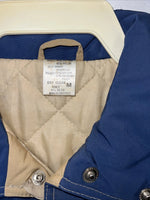 New Women’s Tan Blue Vest Medium #9630 UU-32