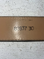 New Brown Genuine Leather Longhorn Tooled 30” Belt #82837 Z-13